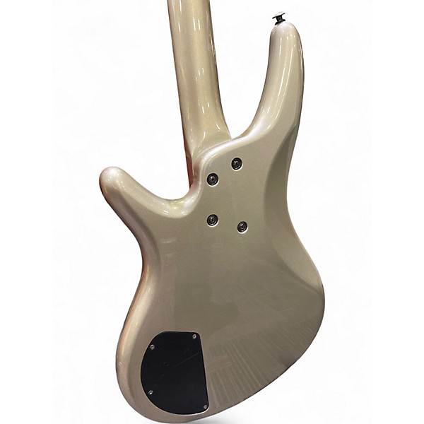 Used Ibanez SR800 Silver Sparkle Electric Bass Guitar