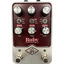 Used Universal Audio Ruby Top Boost Amplifier Effect Pedal