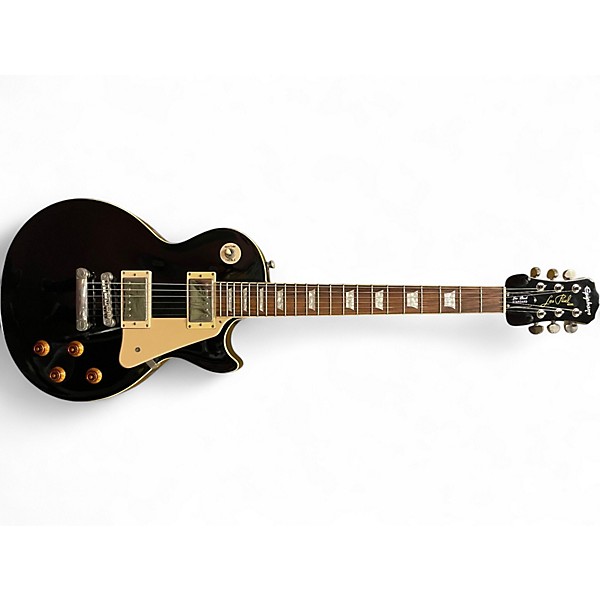 Used Epiphone Les Paul Standard Black Solid Body Electric