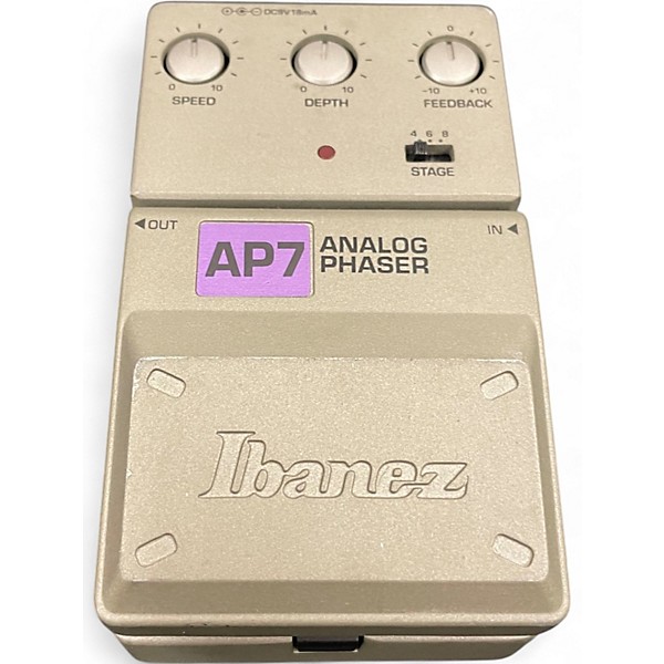 Used Ibanez AP7 Analog Phaser Effect Pedal