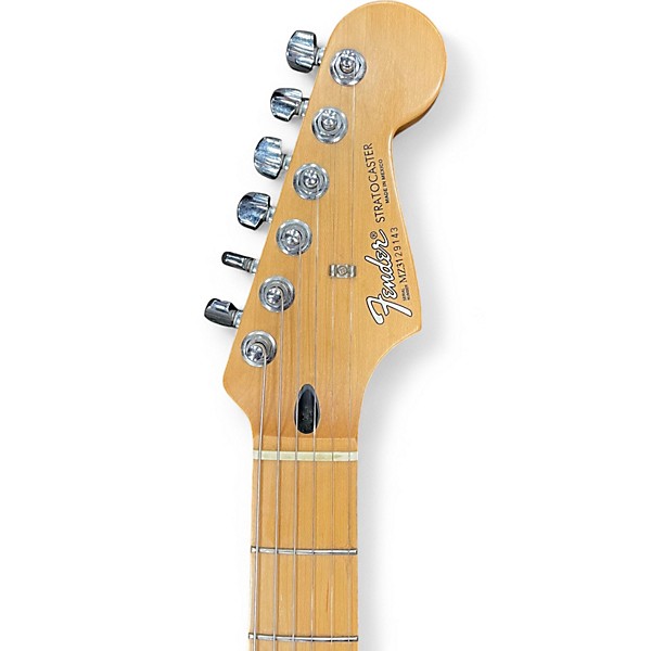 Used Fender Standard Stratocaster Black Solid Body Electric Guitar