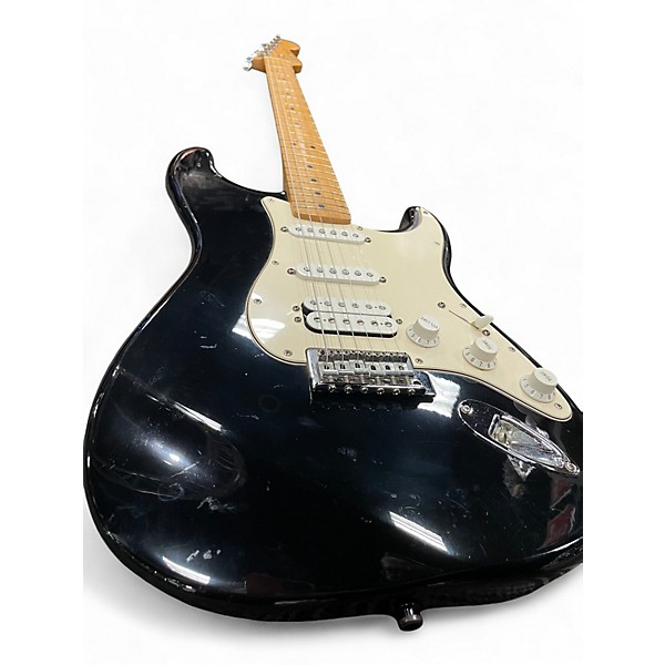 Used Fender Standard Stratocaster Black Solid Body Electric Guitar