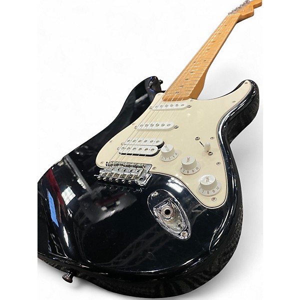 Used Fender Standard Stratocaster Black Solid Body Electric Guitar
