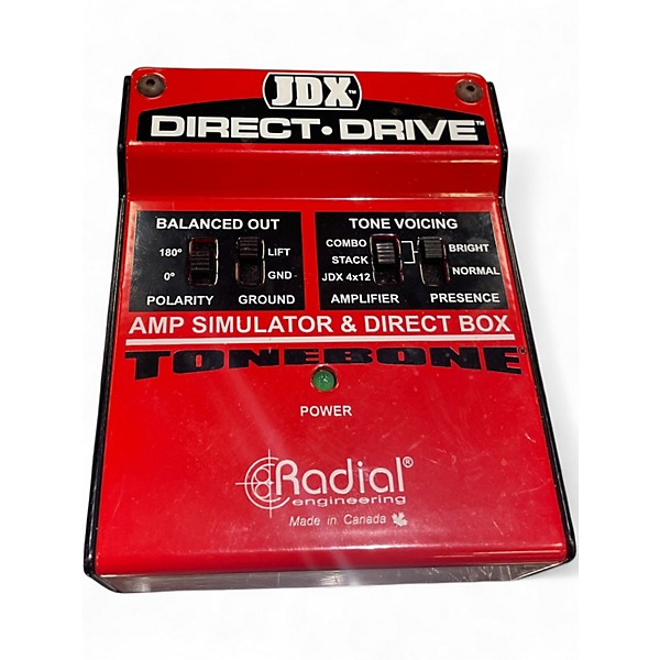 Used Radial Engineering JDX DIRECT DRIVE Effect Pedal