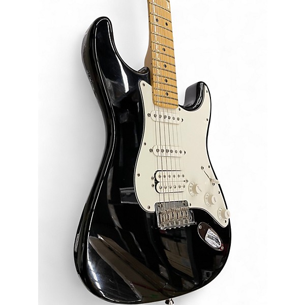 Used Fender American Standard Stratocaster Black Solid Body Electric Guitar