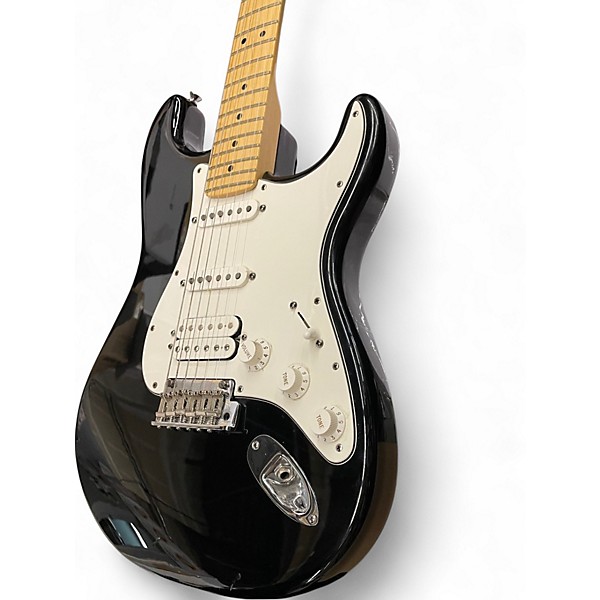 Used Fender American Standard Stratocaster Black Solid Body Electric Guitar
