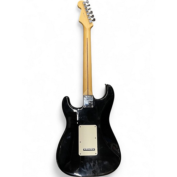 Used Fender American Standard Stratocaster Black Solid Body Electric Guitar