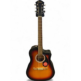 Used Fender FA125CE 3 Color Sunburst Acoustic Electric Guitar
