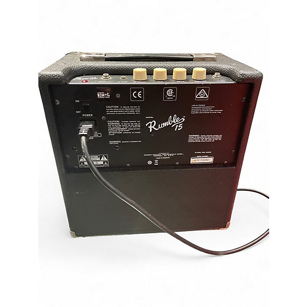 Used Fender Rumble 15 15W 1X8 Bass Combo Amp