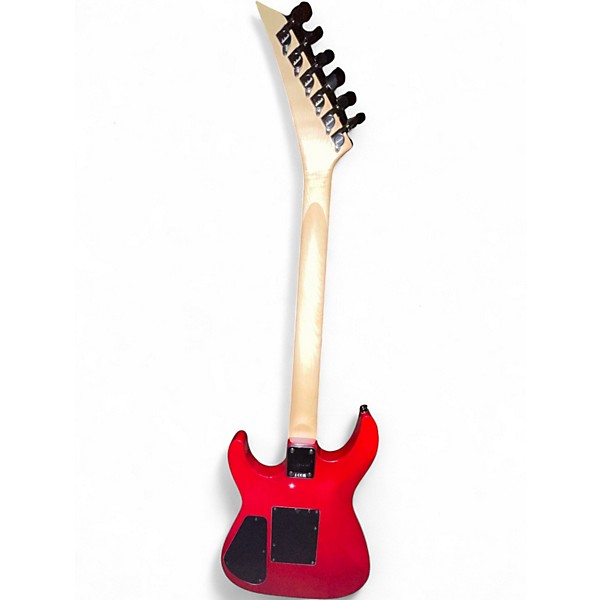 Used Jackson JS34Q Dinky TRANSPARENT RED Solid Body Electric