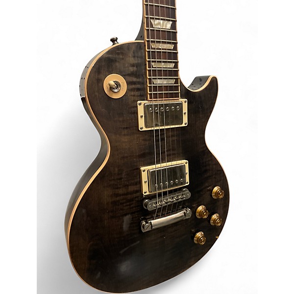 Used 2002 Gibson Les Paul Standard Gray Solid Body Electric Guitar