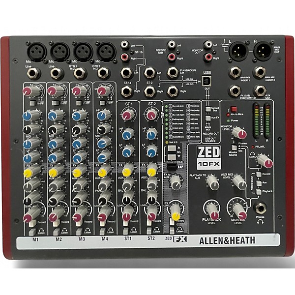 Used Allen & Heath ZED10FX Unpowered Mixer