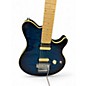 Used Ernie Ball Music Man Axis Blue Solid Body Electric Guitar
