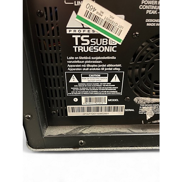 Used Alto TSSUB18 18in 1200W Powered Subwoofer