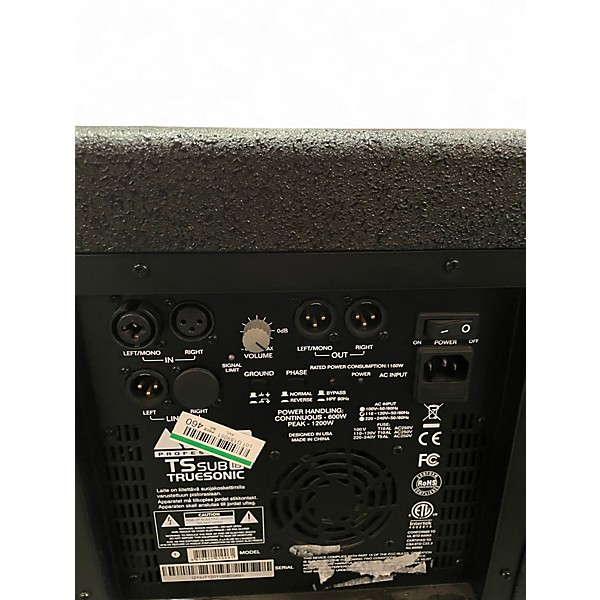 Used Alto TSSUB18 18in 1200W Powered Subwoofer