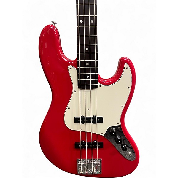 Used Black Smoker STD J4 Dakota Red Electric Bass Guitar