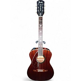 Used Fender Tim Armstrong Hellcat Left Handed Mahogany Acoustic Electric Guitar