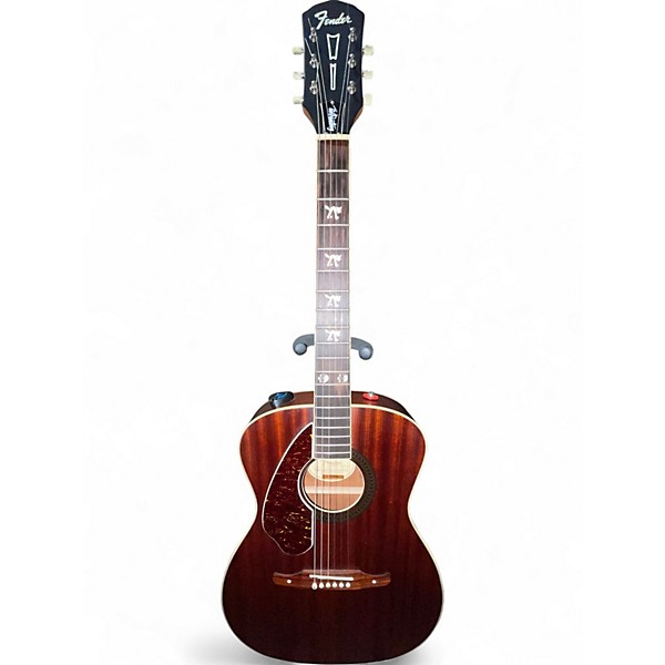 Used Fender Tim Armstrong Hellcat Left Handed Mahogany Acoustic Electric Guitar