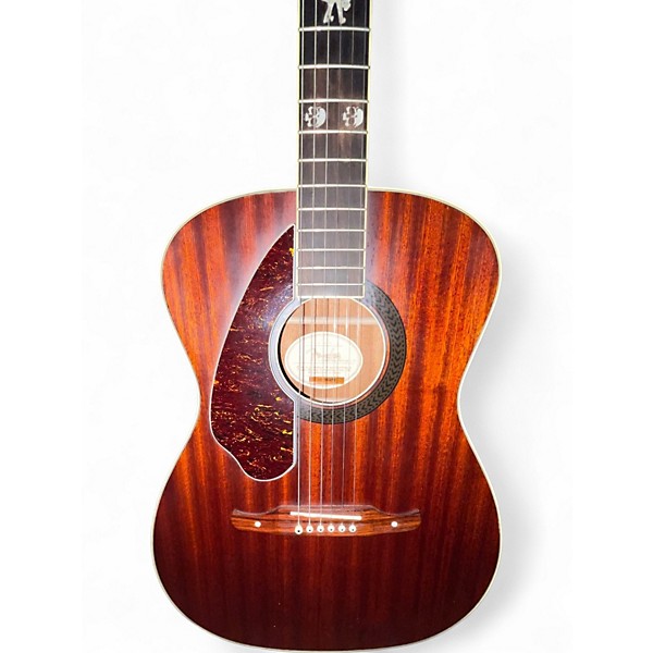 Used Fender Tim Armstrong Hellcat Left Handed Mahogany Acoustic Electric Guitar