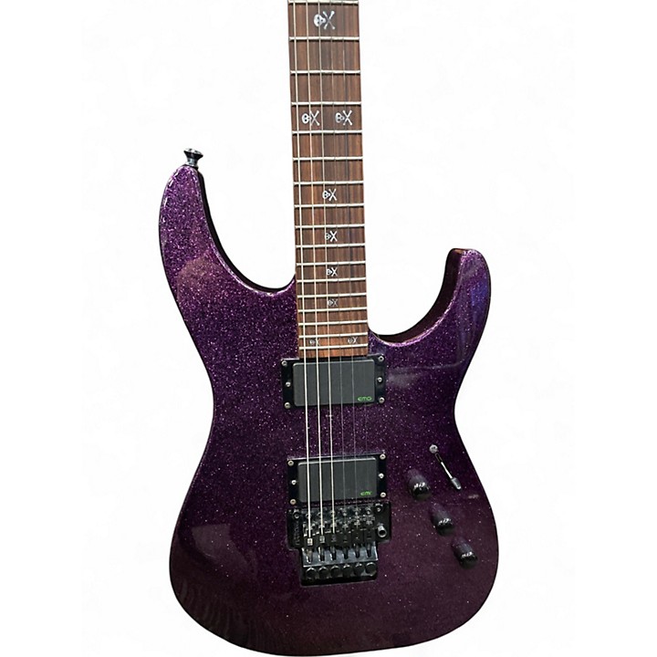 ミュージック mere Used ESP KH602 Kirk Hammett Signature PURPLE SPARKLE Solid