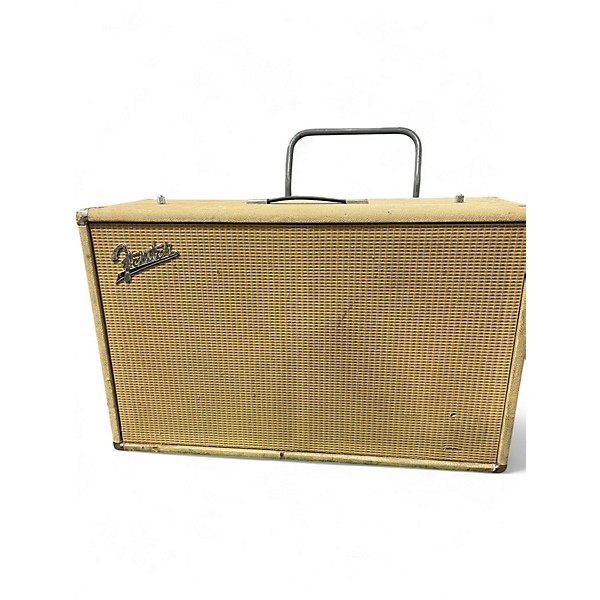 Vintage 1960s Fender Bassman 2x12 Blonde Guitar Cabinet