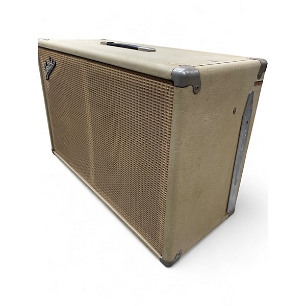 Vintage 1960s Fender Tremolux 2x10 Blonde Guitar Cabinet
