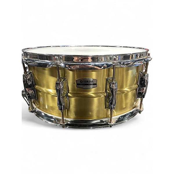 Used Yamaha 6.5X14 Recording Custom Snare Brass Drum