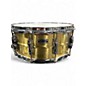 Used Yamaha 6.5X14 Recording Custom Snare Brass Drum thumbnail