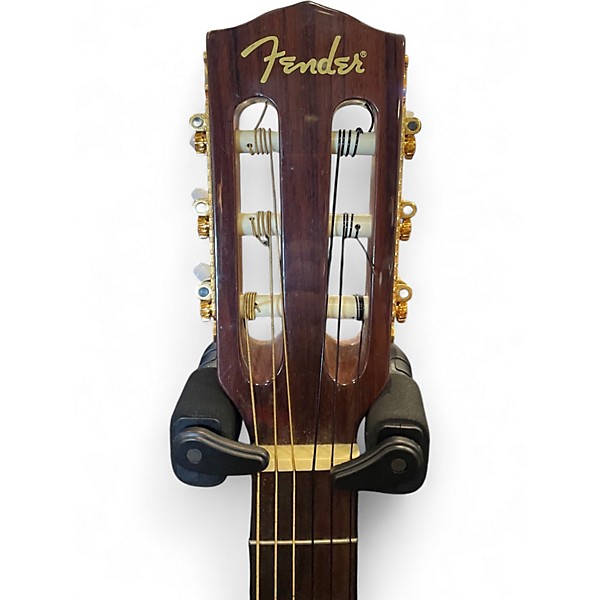 Used Fender CN-210SCE Natural Classical Acoustic Electric Guitar