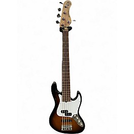 Used Metro Express hybrid PJ 5 strings 3 Color Sunburst Electric Bass Guitar