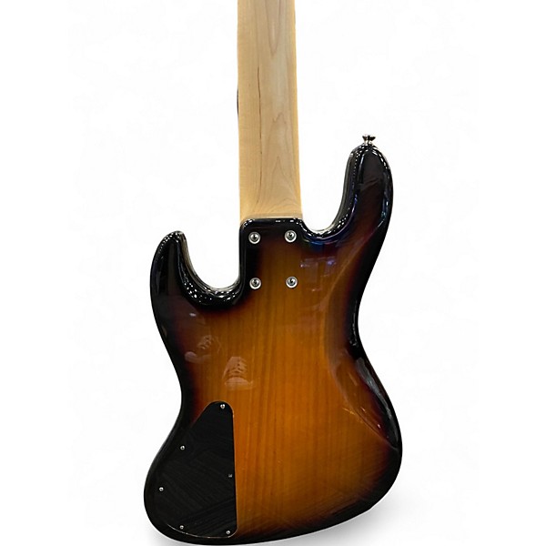 Used Metro Express hybrid PJ 5 strings 3 Color Sunburst Electric Bass Guitar