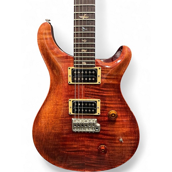 Vintage 1980s PRS Custom 24 Tortoise Shell Solid Body Electric Guitar
