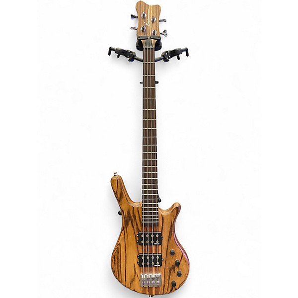 Used Kona KWB4Z Natural Electric Bass Guitar Natural