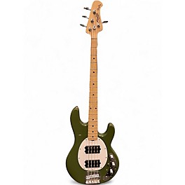 Used Sterling by Music Man Ray34 Green Electric Bass Guitar