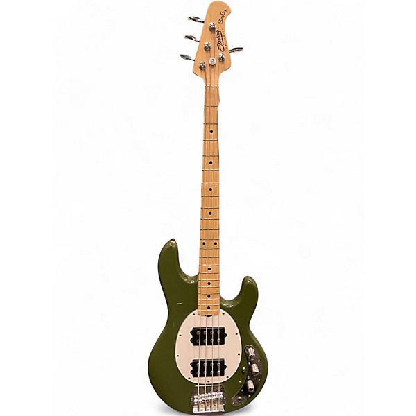 Used Sterling by Music Man Ray34 Green Electric Bass Guitar