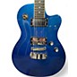 Used Hagstrom D2H Blue Solid Body Electric Guitar