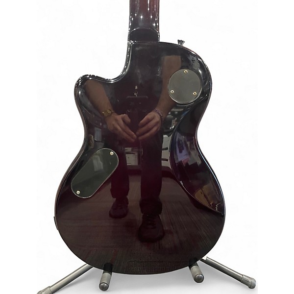 Used Hagstrom D2H Blue Solid Body Electric Guitar