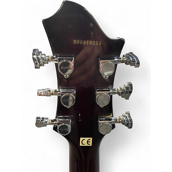 Used Hagstrom D2H Blue Solid Body Electric Guitar