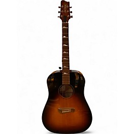 Used Tacoma DF21 sunburst Acoustic Guitar