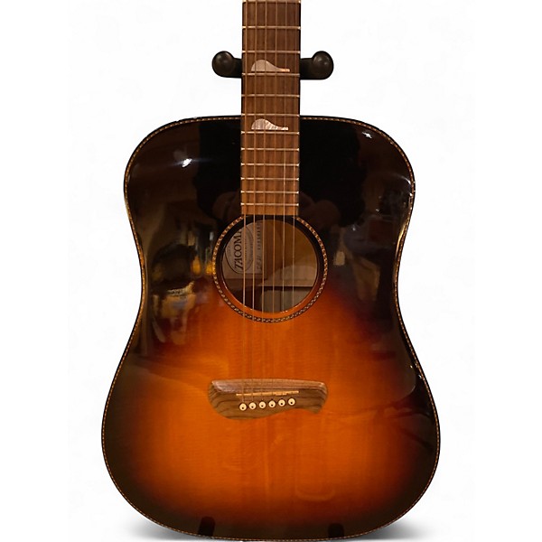 Used Tacoma DF21 sunburst Acoustic Guitar