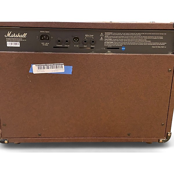 Used Marshall AS50R 50W 2X8 Acoustic Guitar Combo Amp