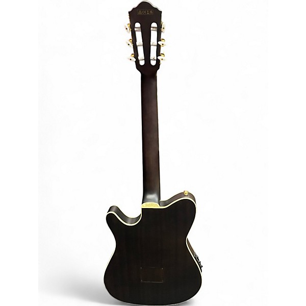 Used Ibanez TOD10N Satin Black Classical Acoustic Electric Guitar