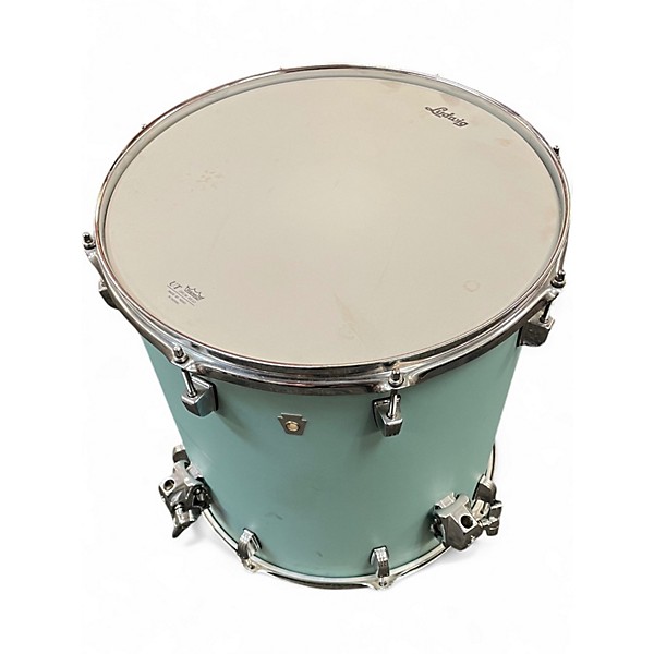 Used Ludwig 3 Piece Neo Sonic 3 Piece Kit Skyline Blue Drum Kit