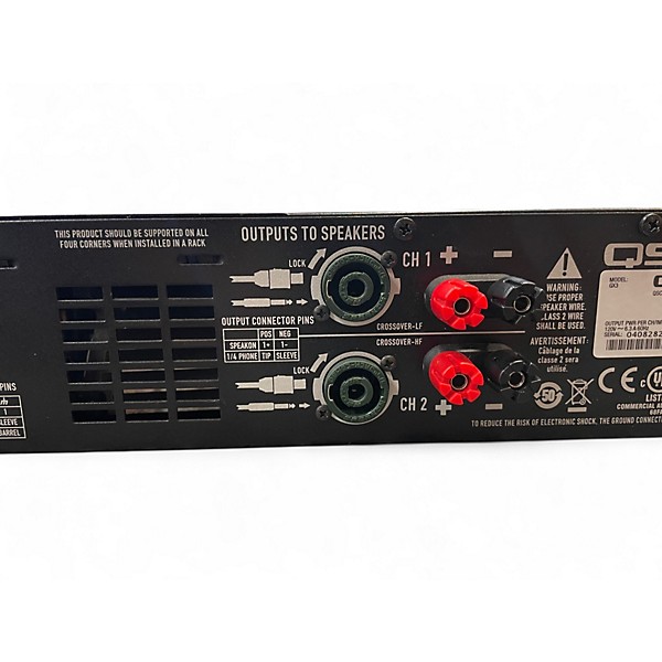 Used QSC GX3 Power Amp | Guitar Center