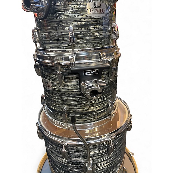 Used Pearl 4 Piece exr Metallic Gray Drum Kit