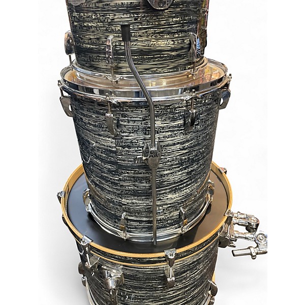 Used Pearl 4 Piece exr Metallic Gray Drum Kit