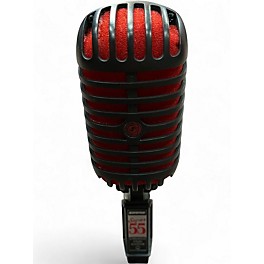 Used Shure Super 55 Limited Edition Black and Red Dynamic Microphone