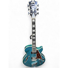 Used D'Angelico Premier Series Blue Solid Body Electric Guitar