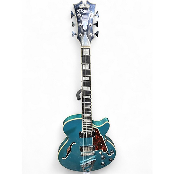 Used D'Angelico Premier Series Blue Solid Body Electric Guitar