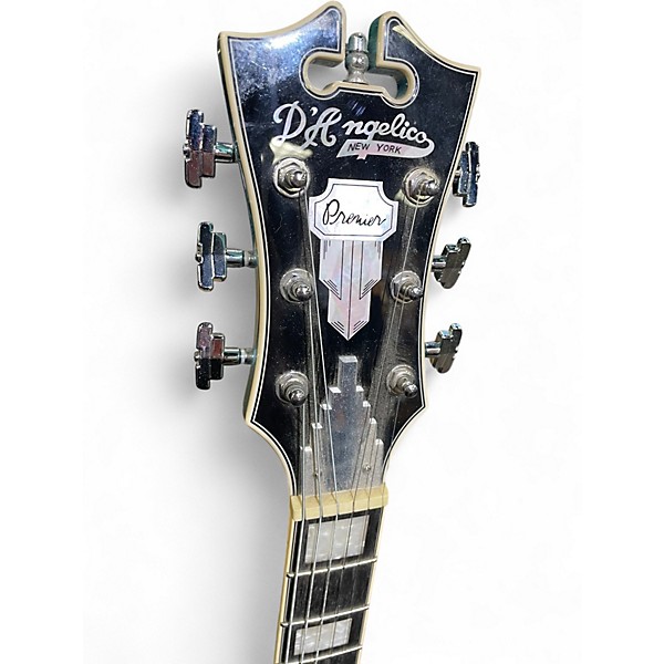 Used D'Angelico Premier Series Blue Solid Body Electric Guitar